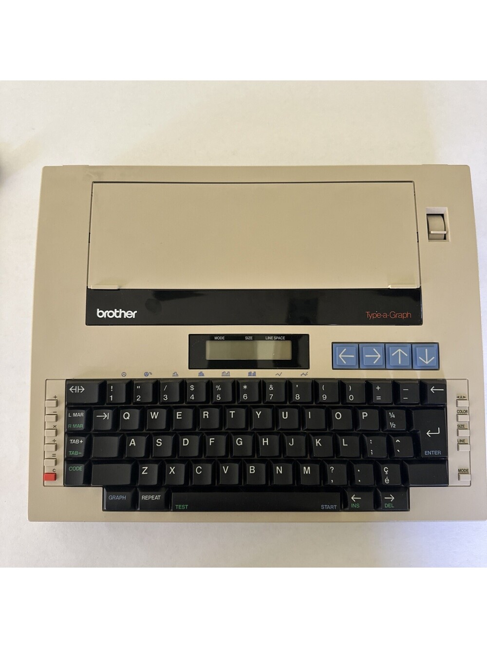 Vintage Brother Type-A-Graph BP-30 Electronic Typewriter Graphing Calculator